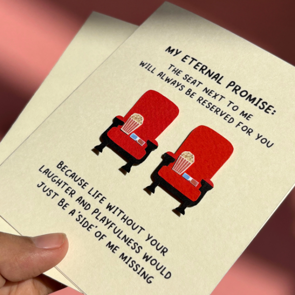 Us Together Forever - Paper Art Greeting Card