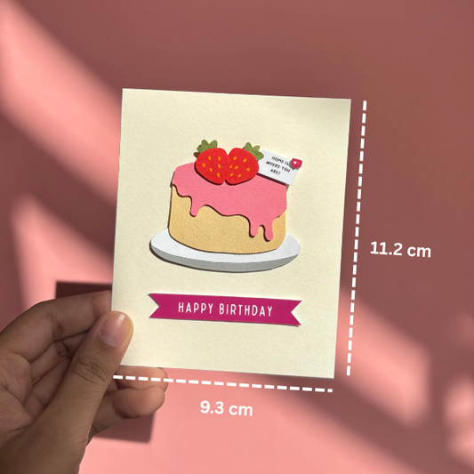 Happy Birthday – Paper Art Greeting Card