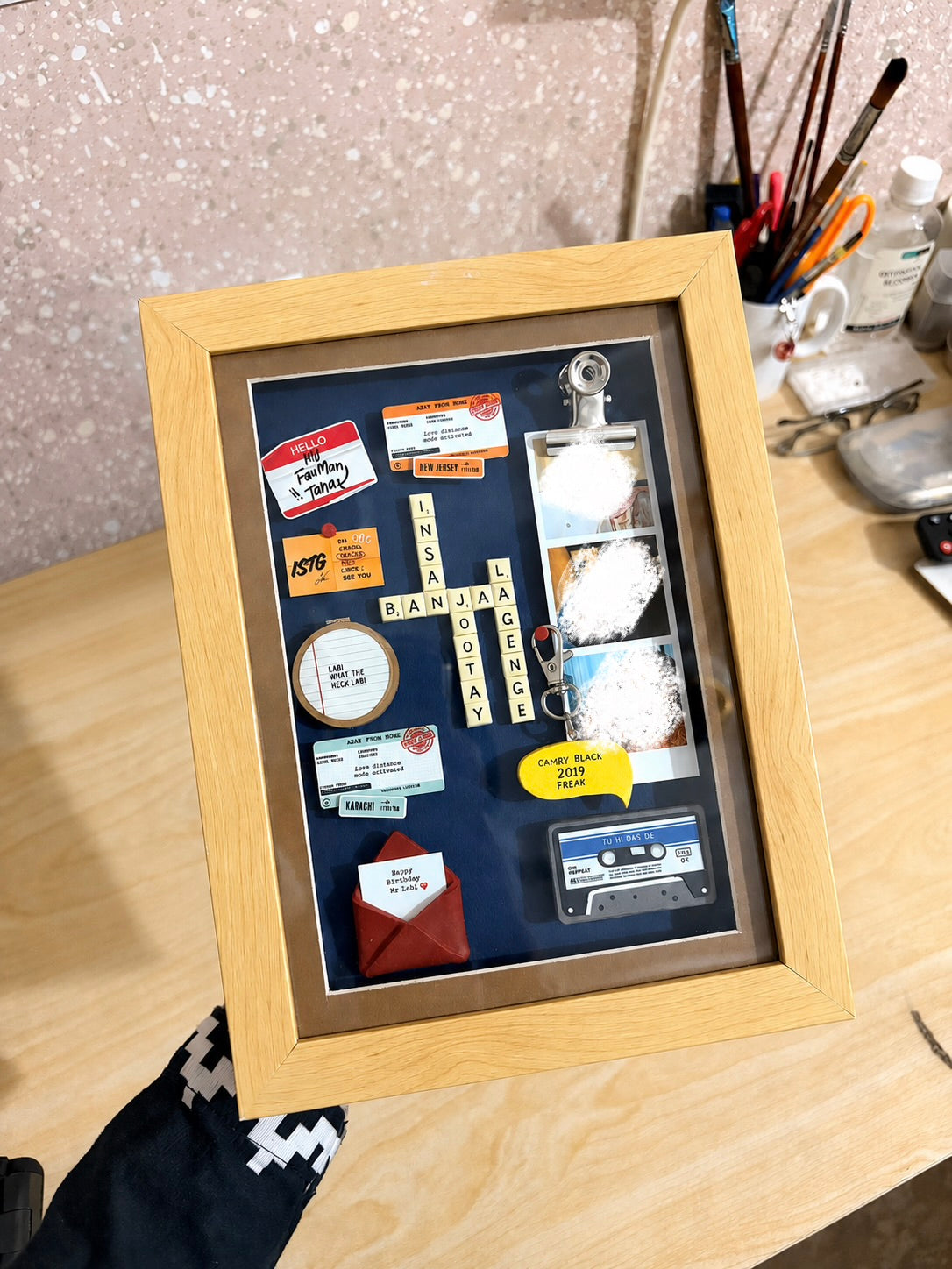 Mosaic of moments - Wall decor Frame