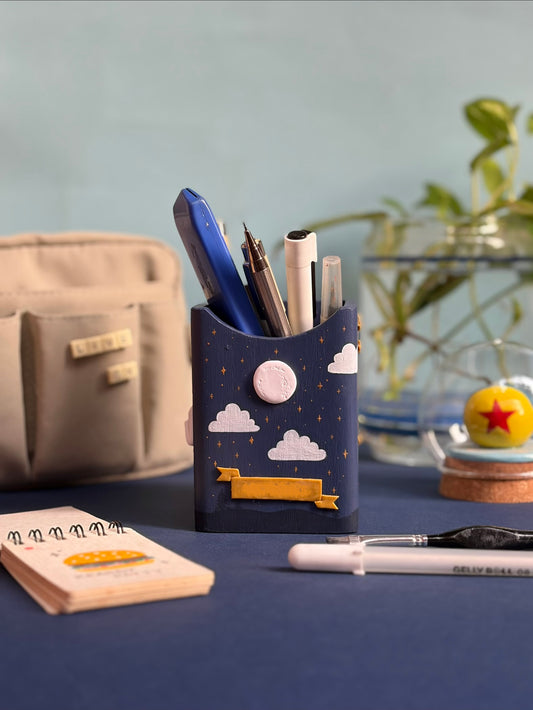 Starry Night Desk-Bud - Pen Holder