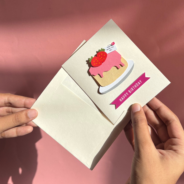 Happy Birthday – Paper Art Greeting Card