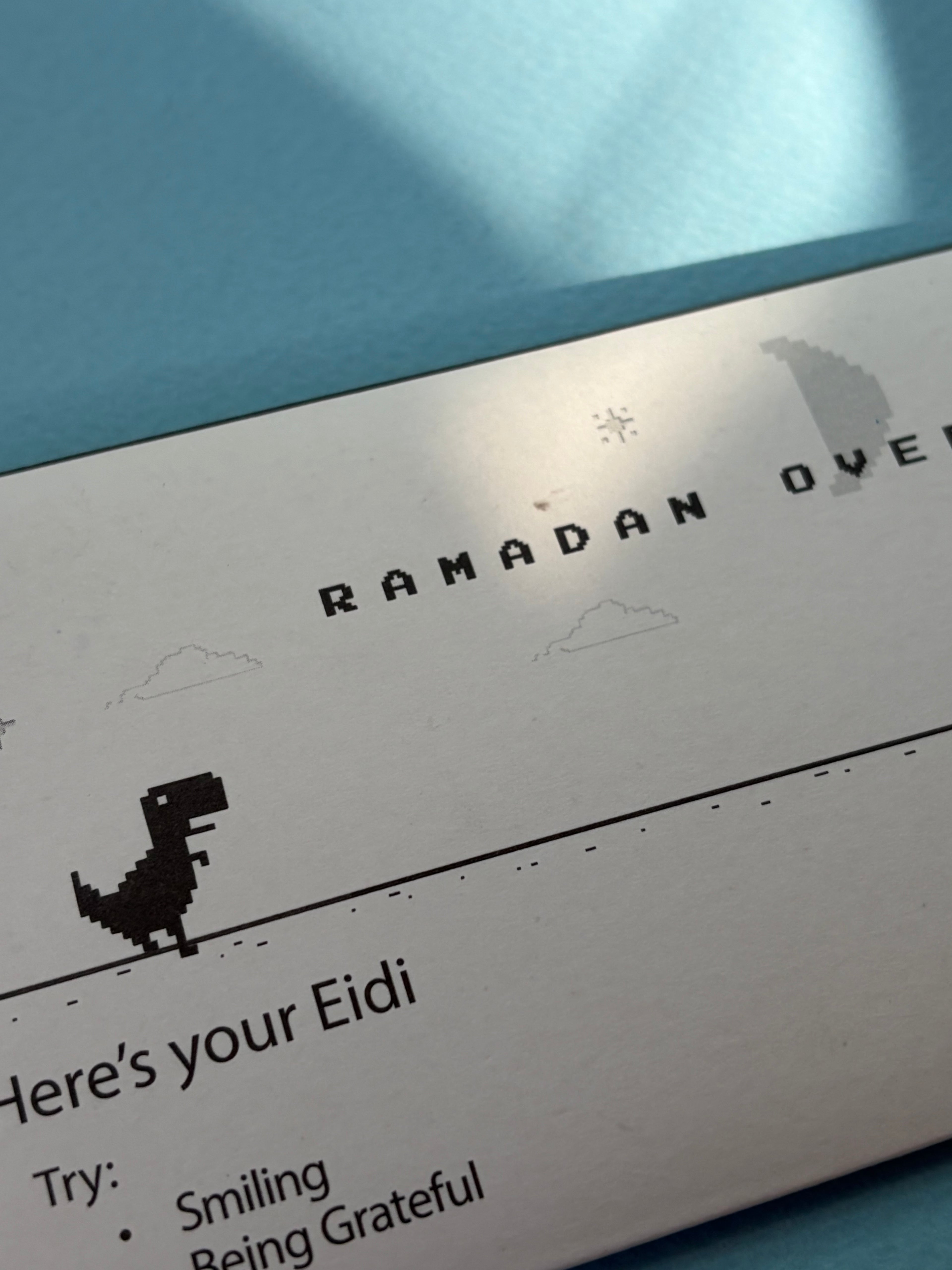 B-grade No Internet But Yes Eidi envelope