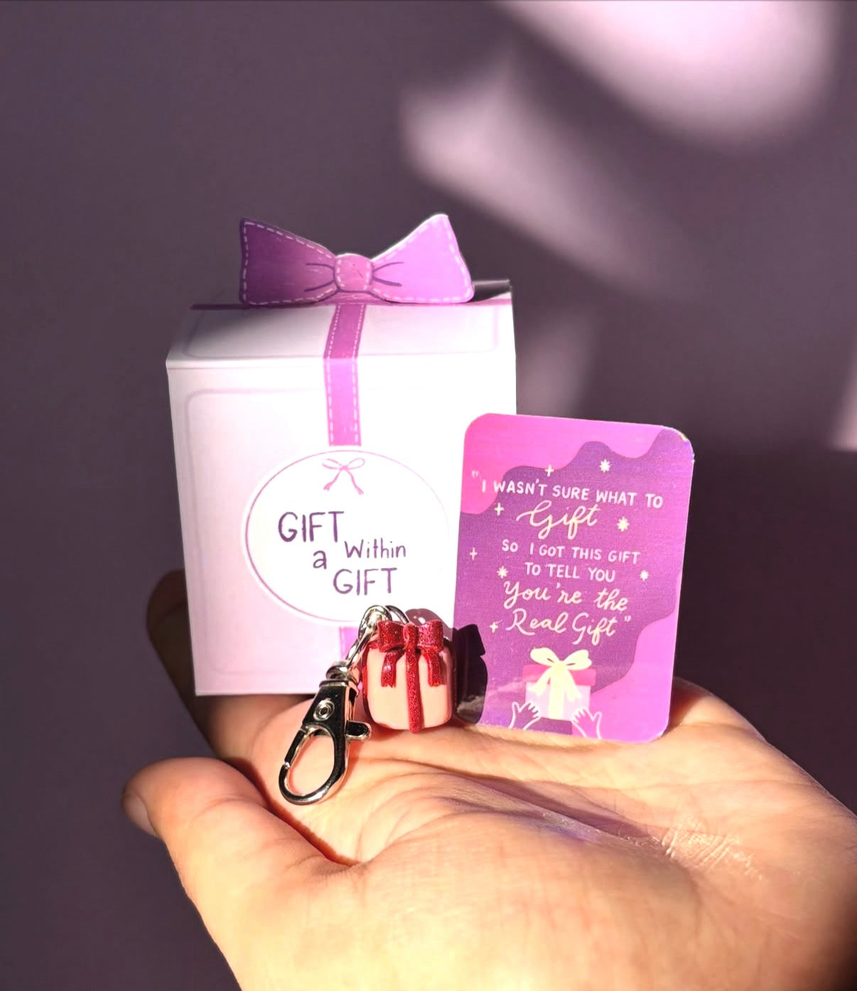 Gift Within a Gift Keychain