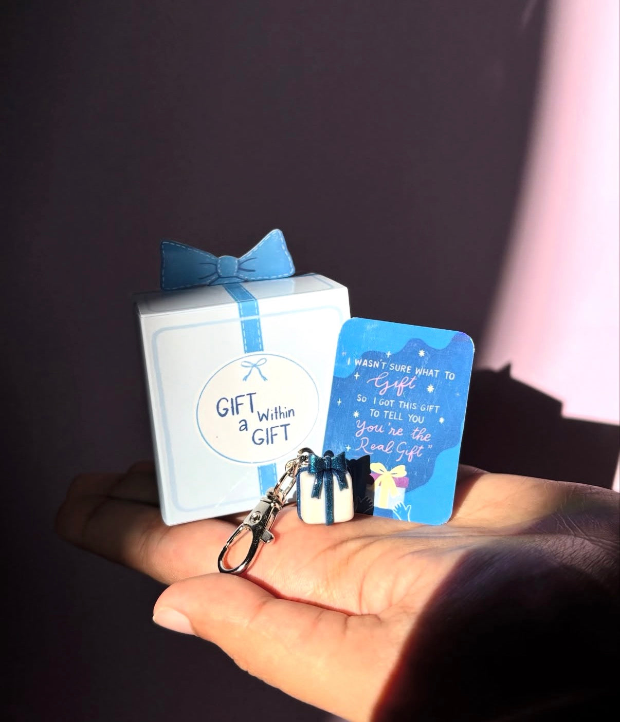 Gift Within a Gift Keychain