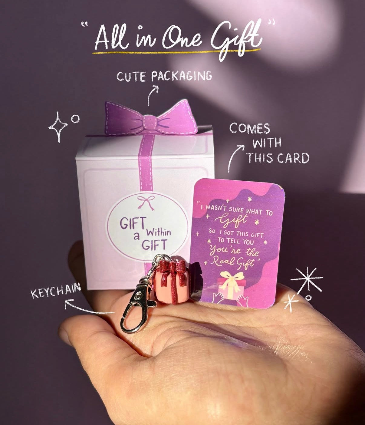 Gift Within a Gift Keychain