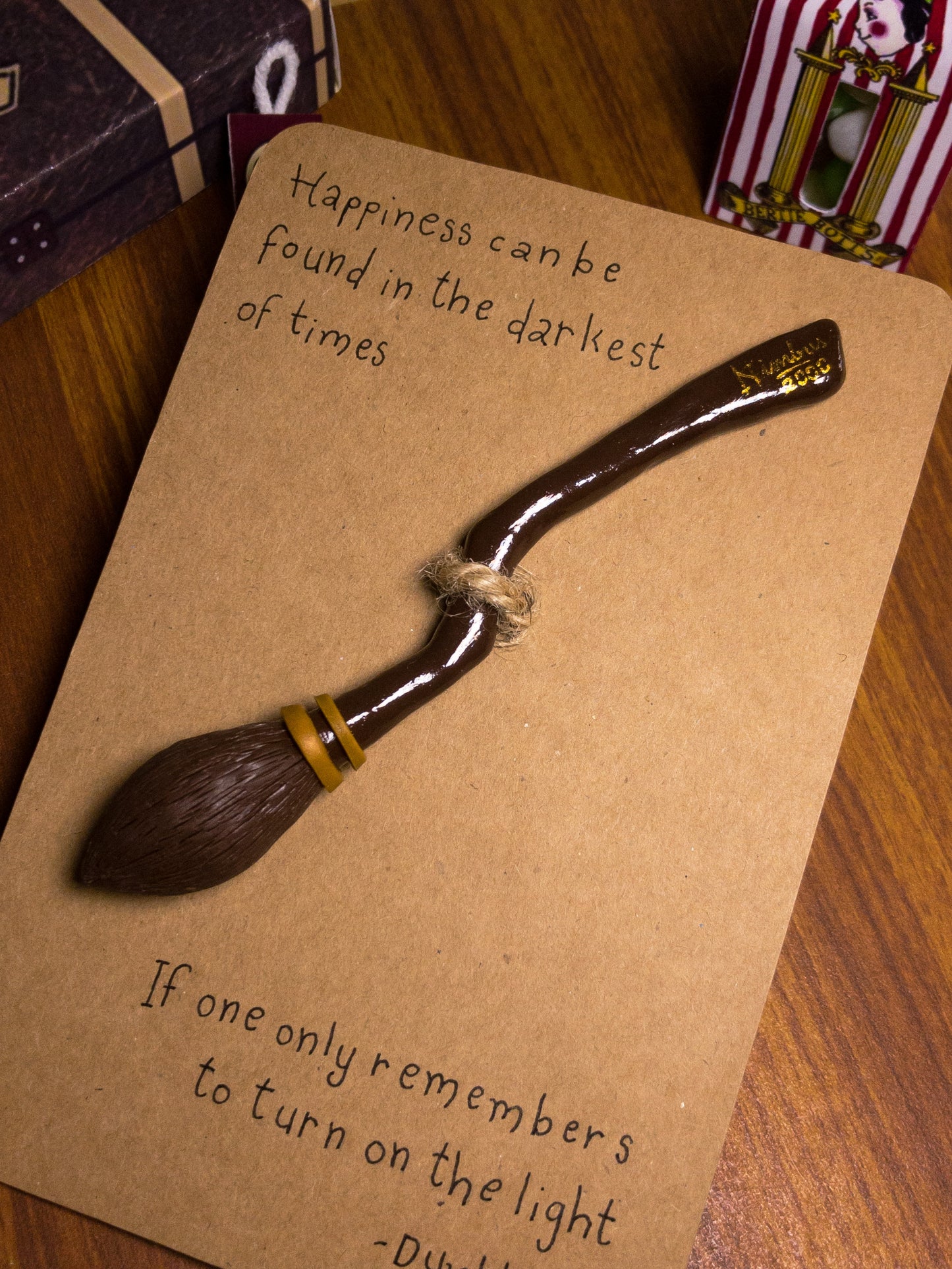 Nimbus 2000 polymer clay collectible
