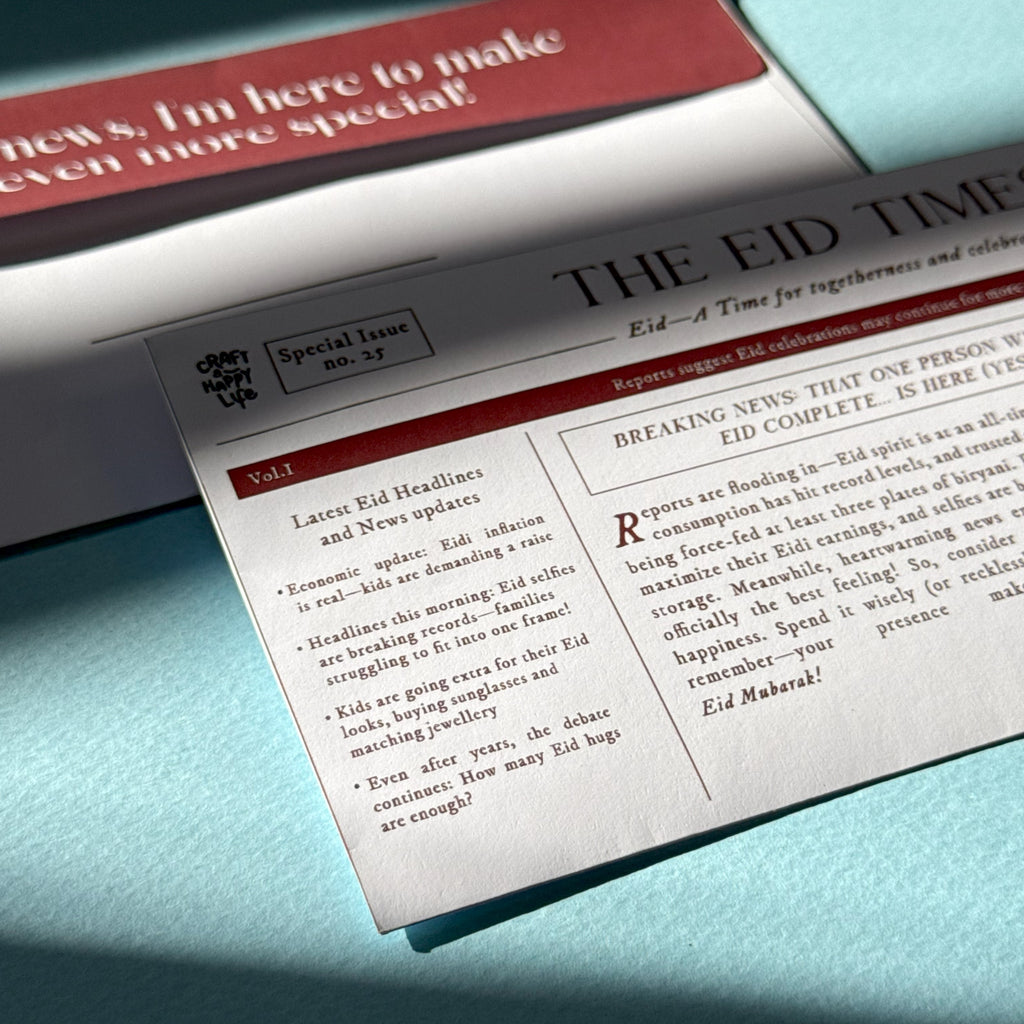The Eid times - Eid envelope