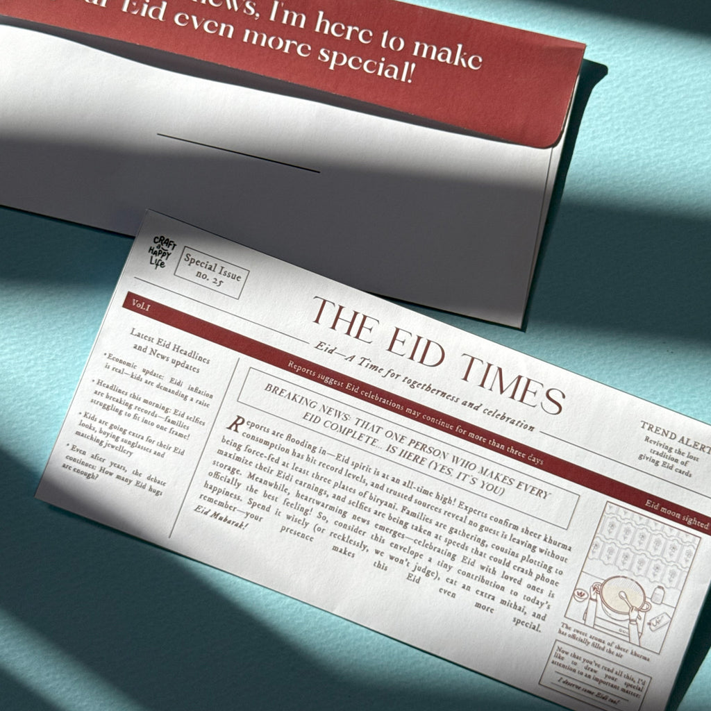 The Eid times - Eid envelope