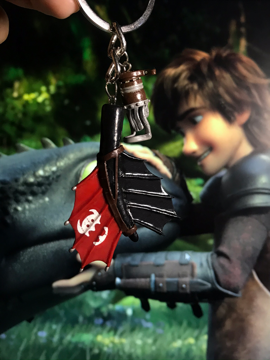 Toothless Tail Keychain