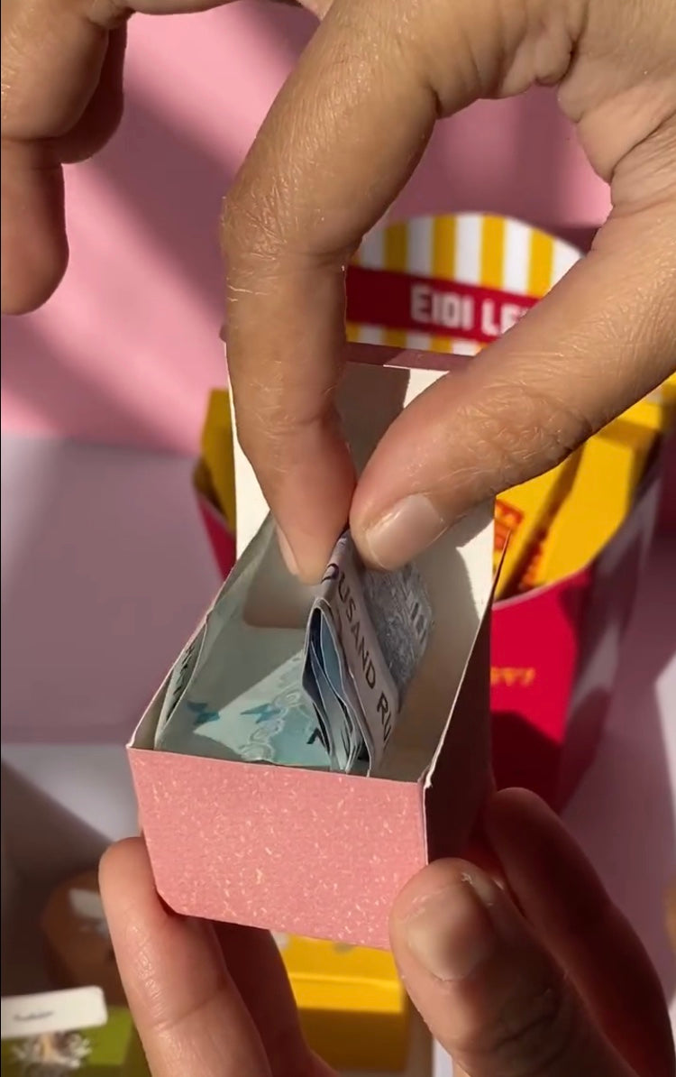 4- Piece Assorted Mithayi box - Eid envelope