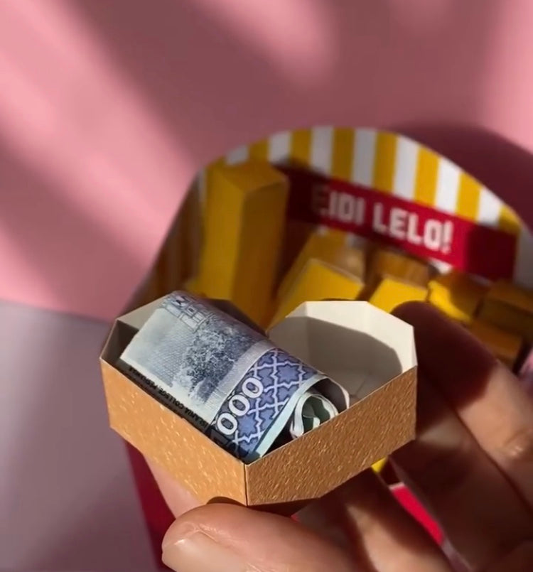 4- Piece Assorted Mithayi box - Eid envelope